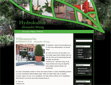 Tablet Screenshot of hydrokultur-wissig.de